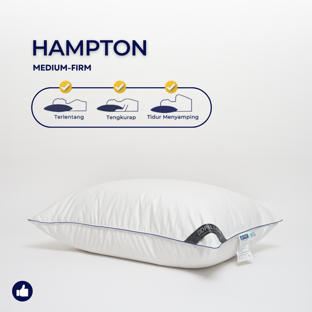 Bantal Bulu Angsa Type Hampton | 50x70 cm