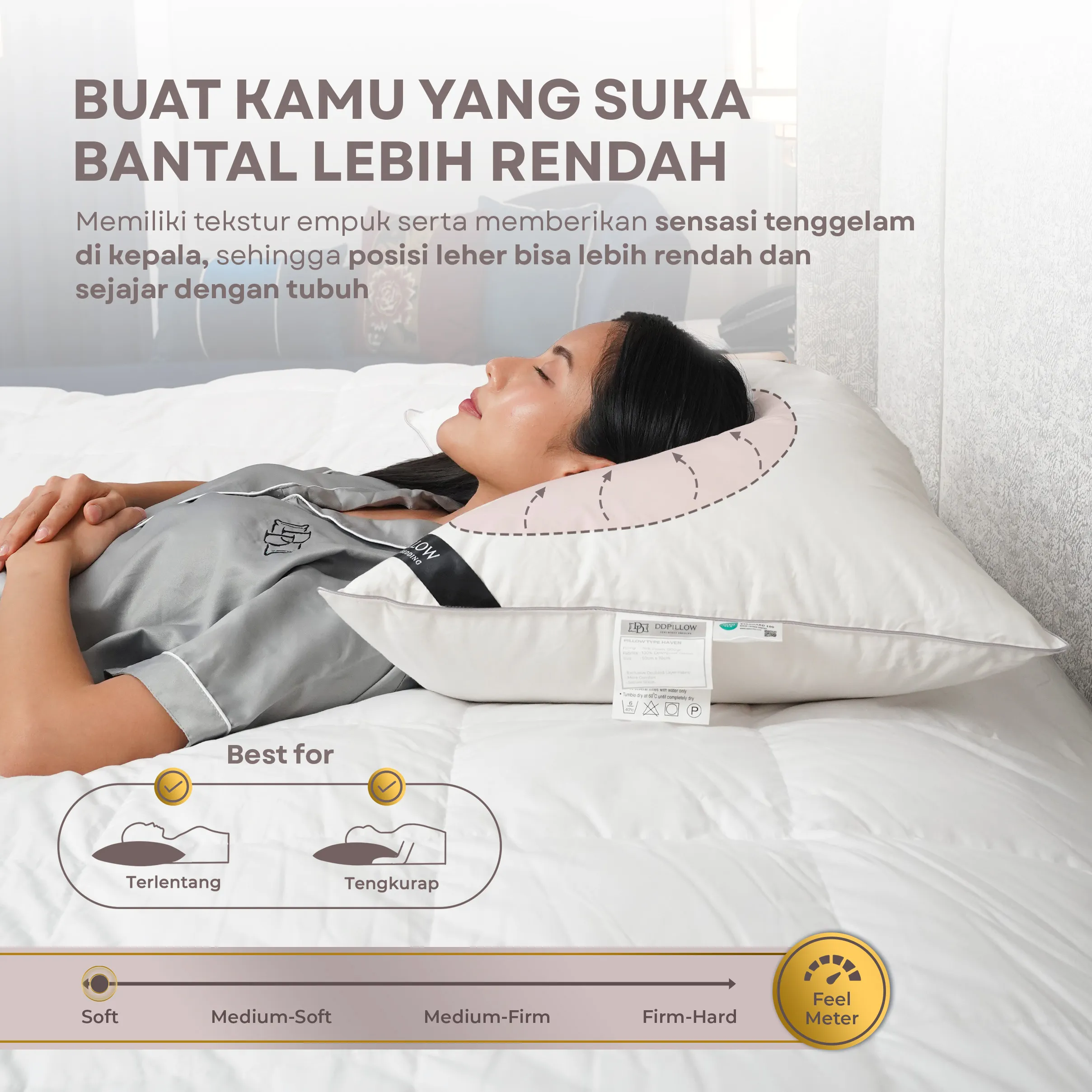 Bantal Bulu Angsa Type Haven | 50x70 4