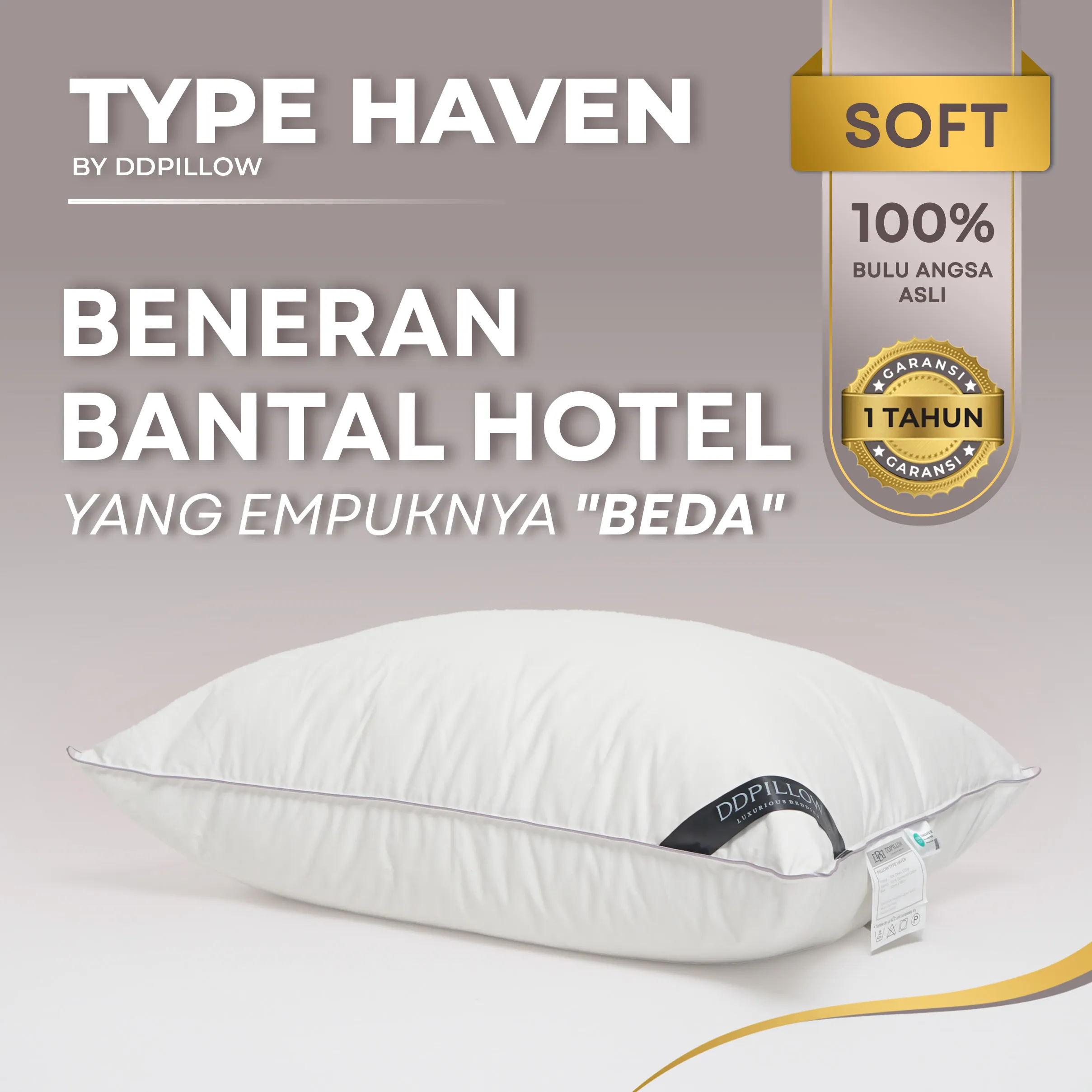 Bantal Bulu Angsa Type Haven | 50x70 2