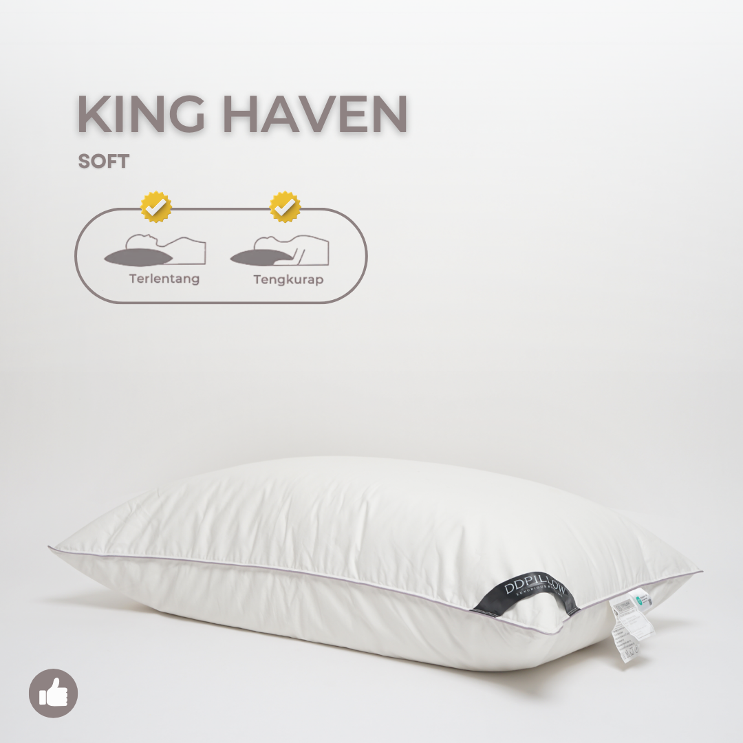 Bantal Bulu Angsa Type King Haven | 50x90 cm