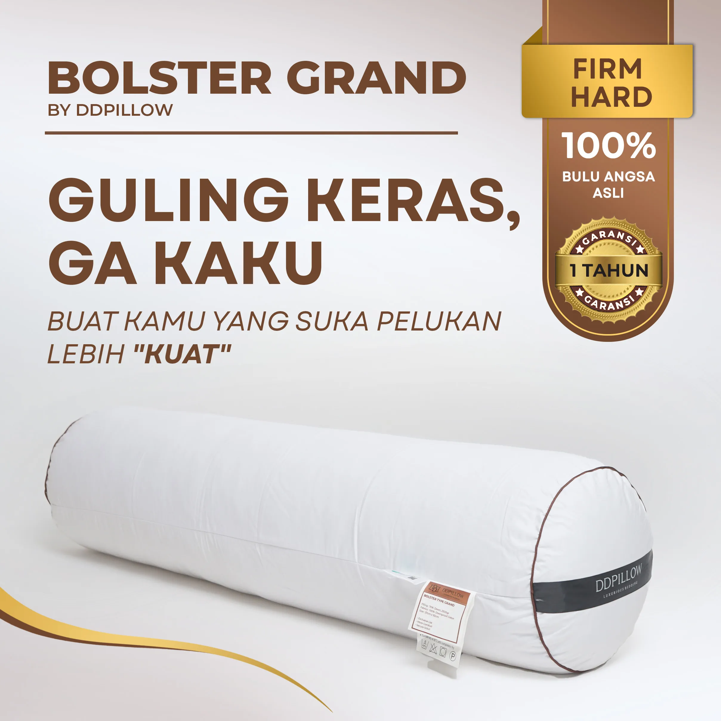 Guling Bulu Angsa Type Grand 37x92 cm 2