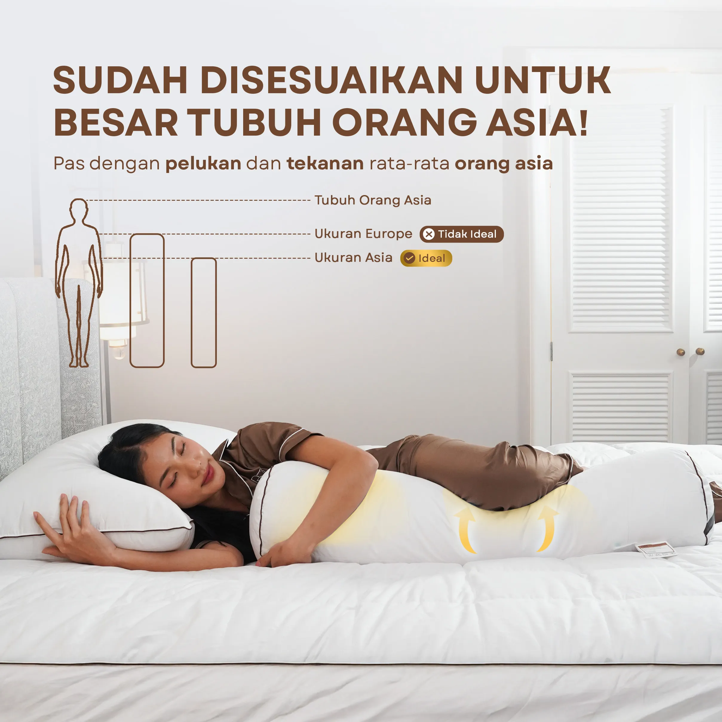 Guling Bulu Angsa Type Grand 37x92 cm 5