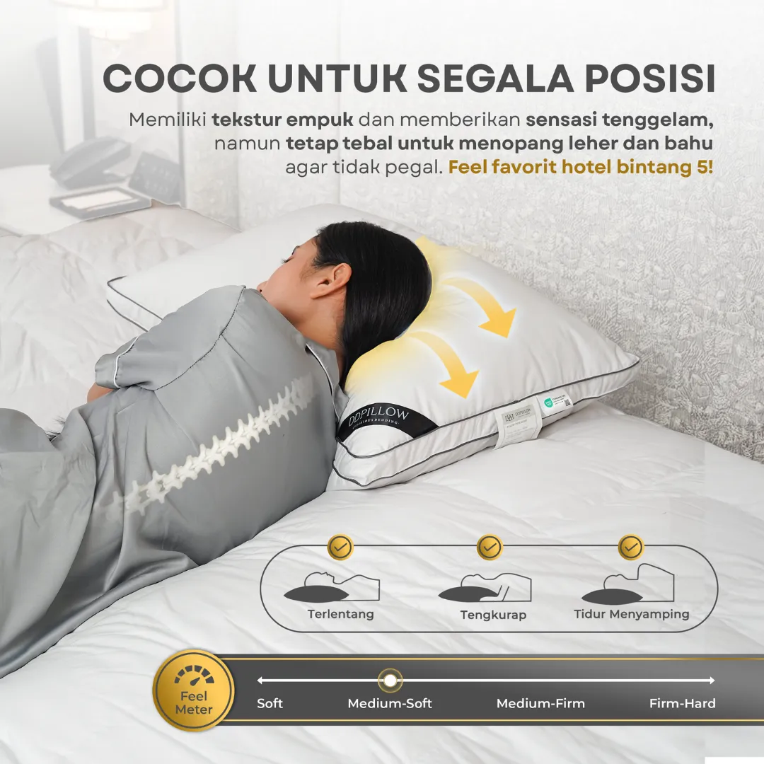Bantal Bulu Angsa Type Riche | 50x70 cm 4