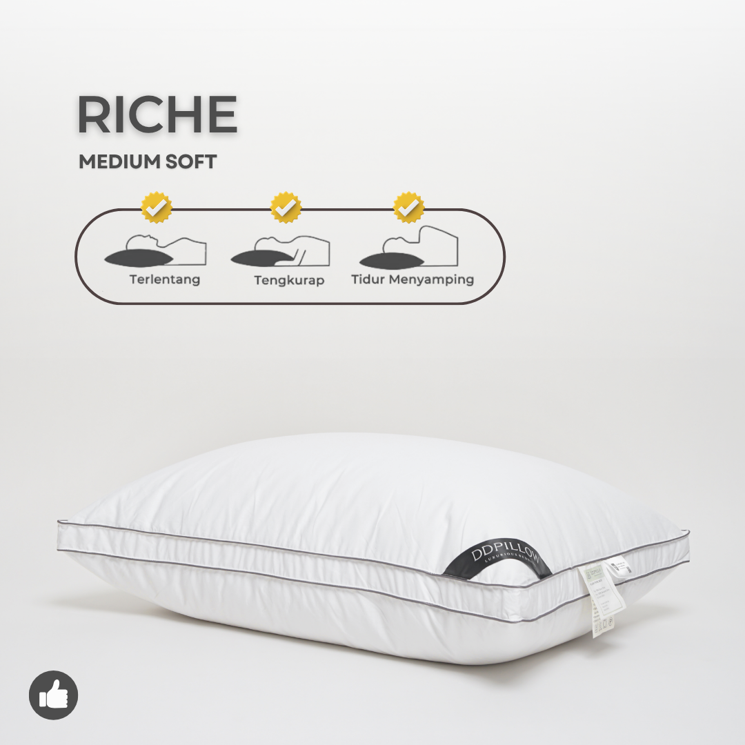 Bantal Bulu Angsa Type Riche | 50x70 cm