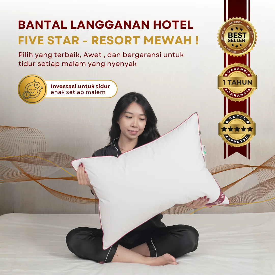 Bantal Bulu Angsa Type Ruby 100% Down | 50x70 cm 6