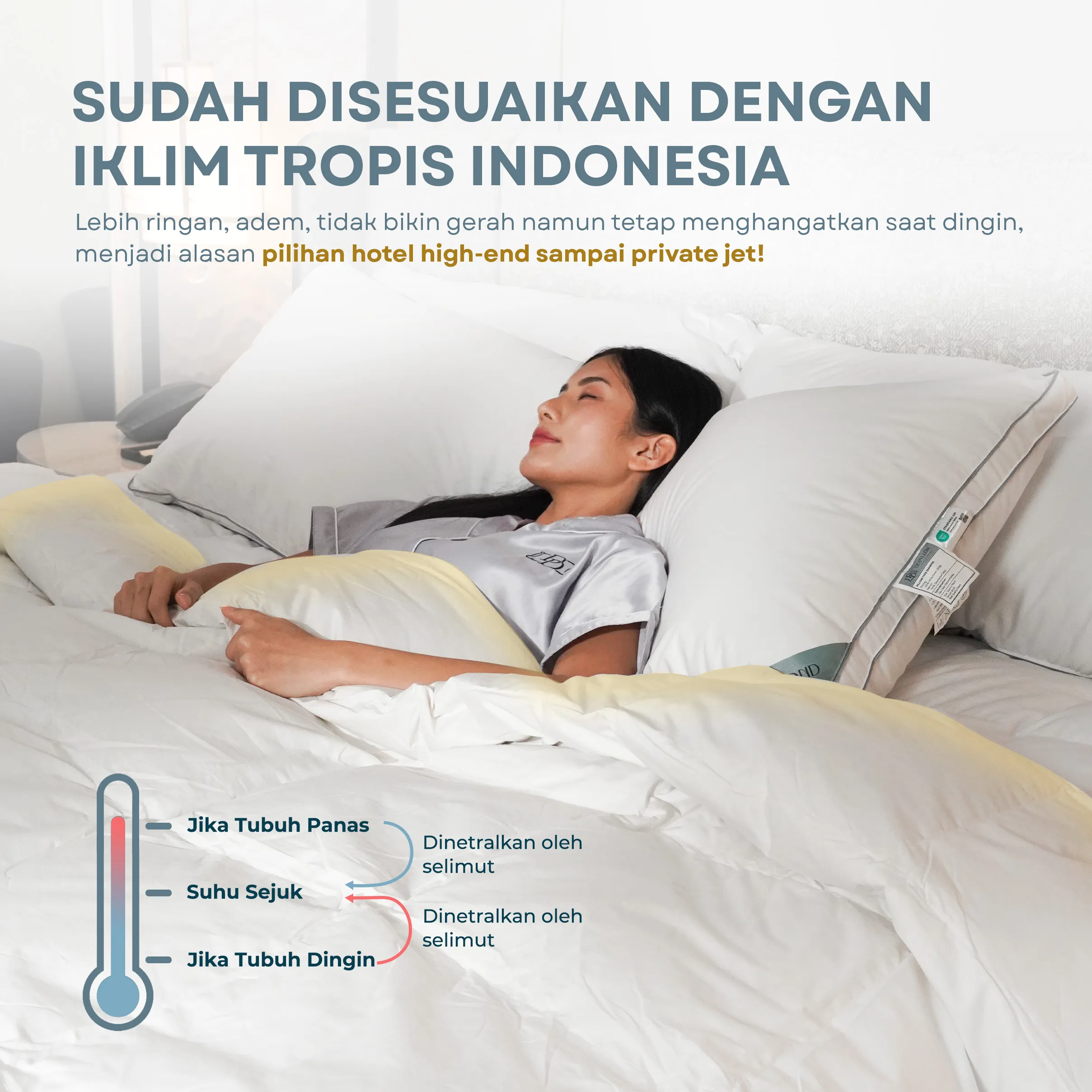 Selimut / Duvet Bulu Angsa Type Diamond | 100% Down 8