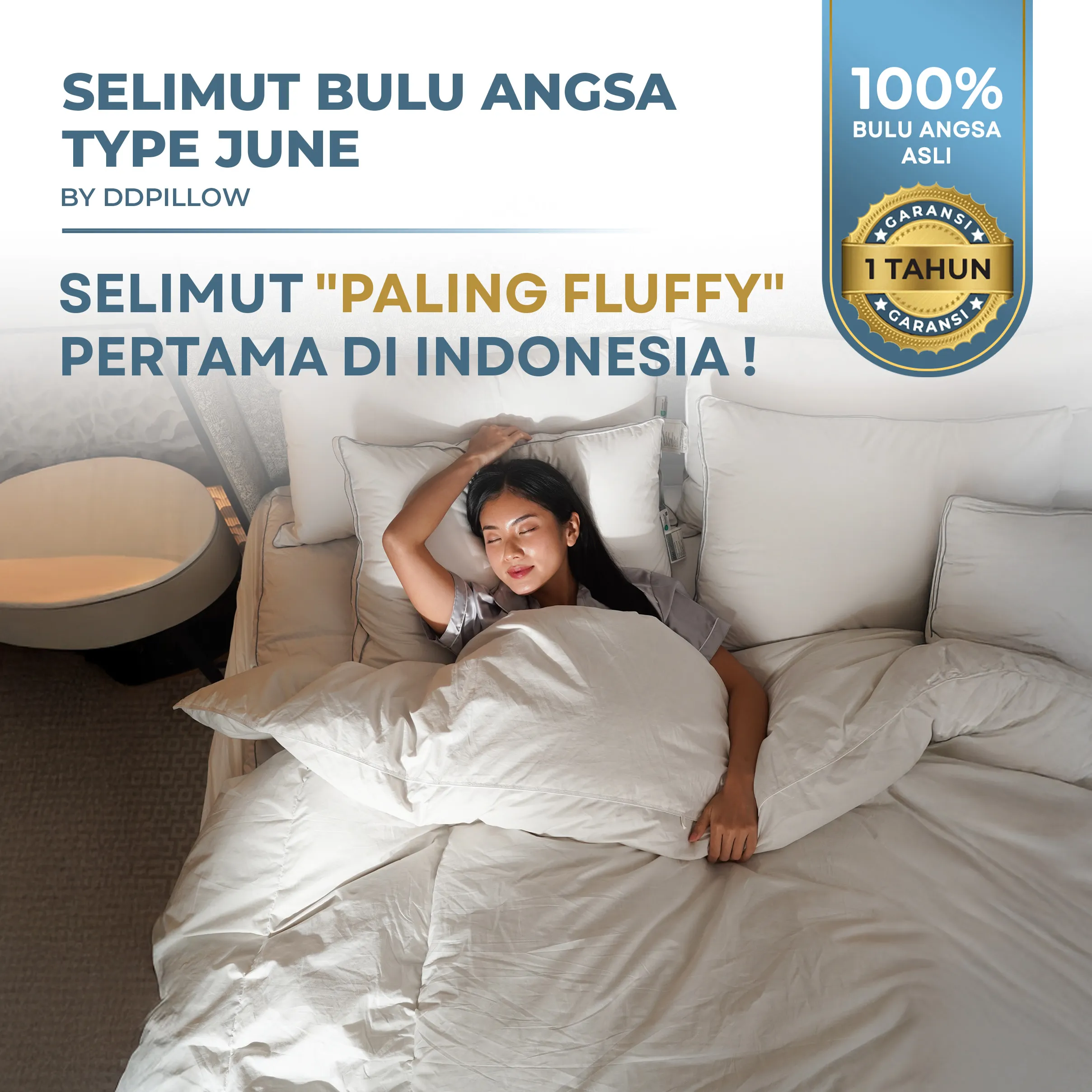 Selimut / Duvet Bulu Angsa Fluffy Type June | 40% Down 2