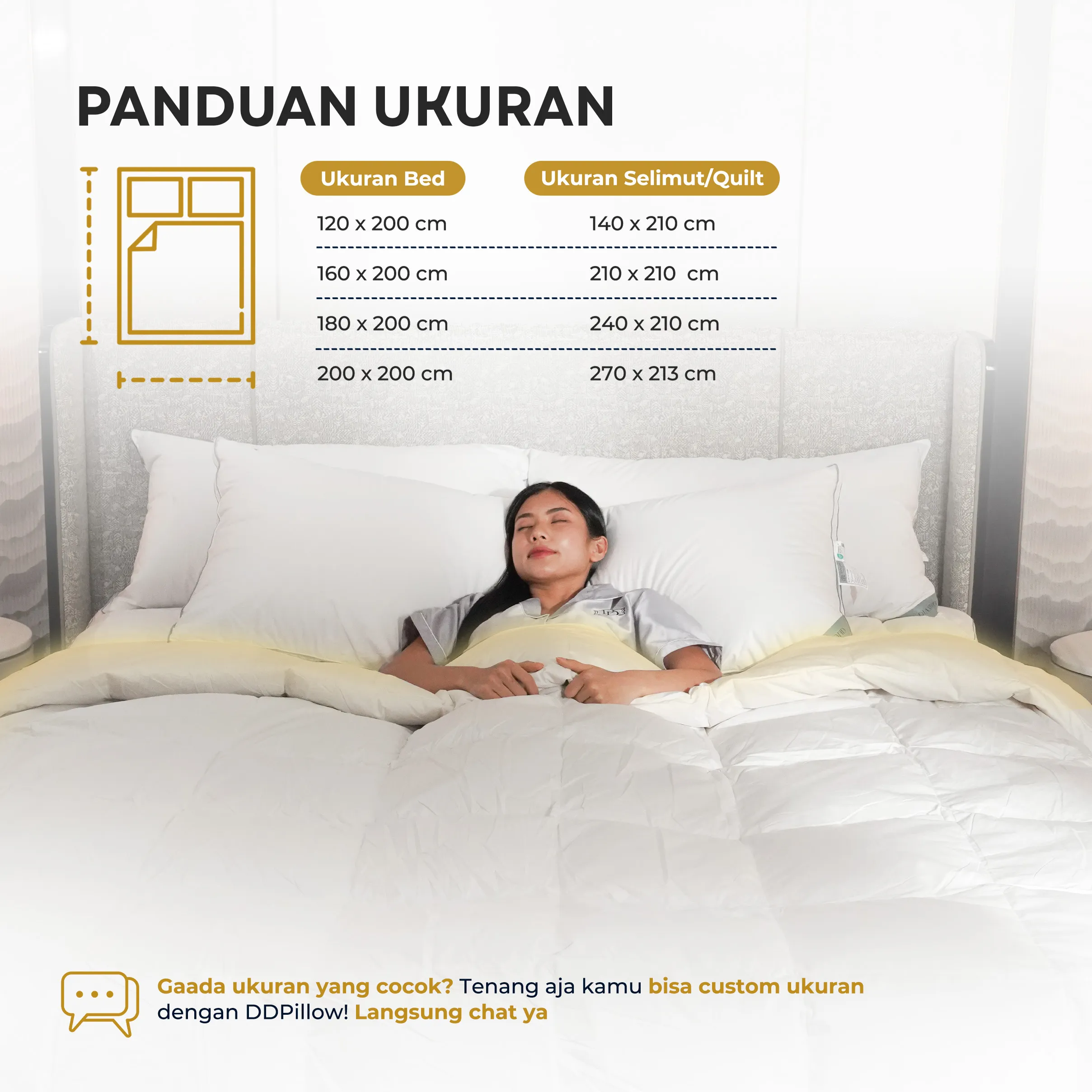 Selimut / Duvet Bulu Angsa Type Silver | 70% Down 8