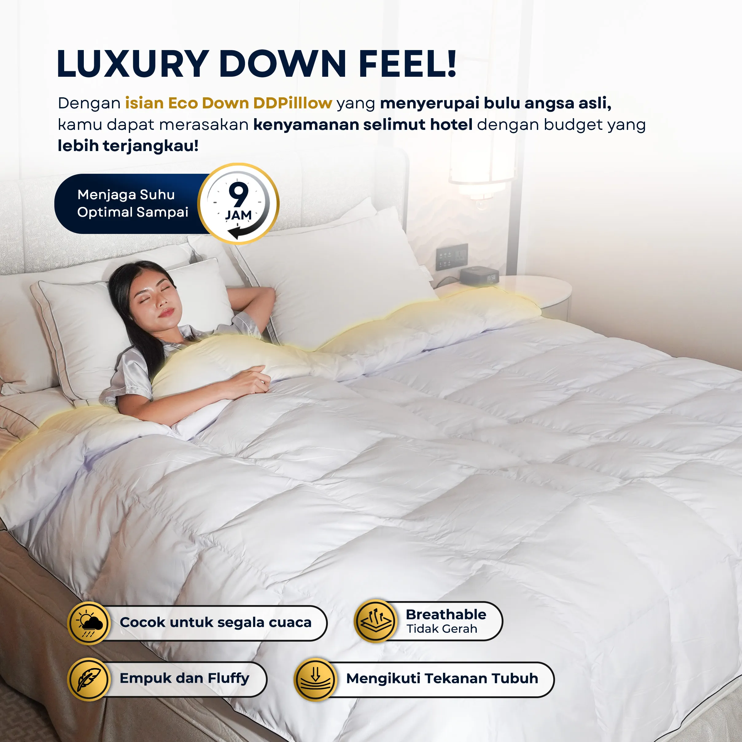 Selimut / Duvet Goose Down Feel | Eco Down Synthetic 4