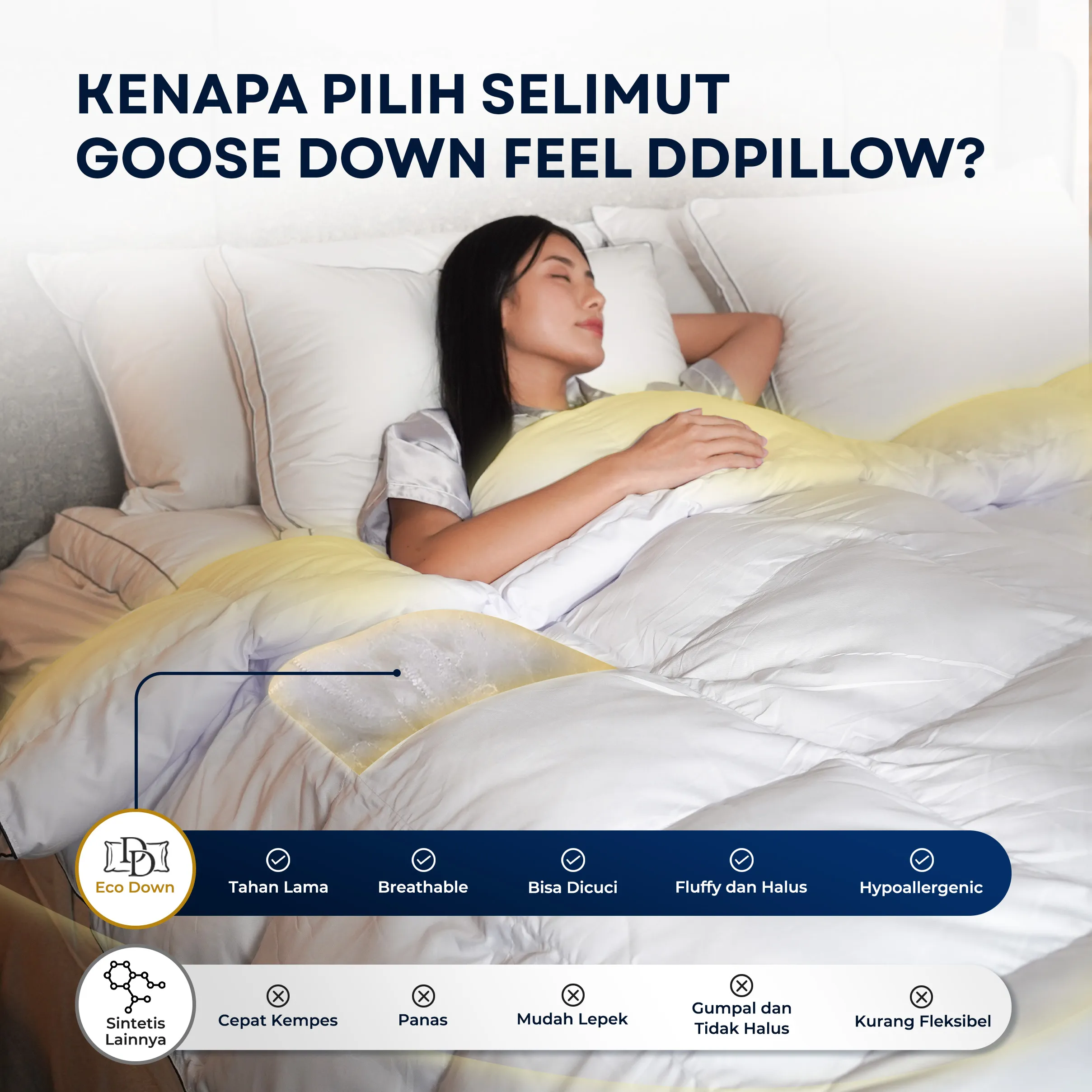 Selimut / Duvet Goose Down Feel | Eco Down Synthetic 5