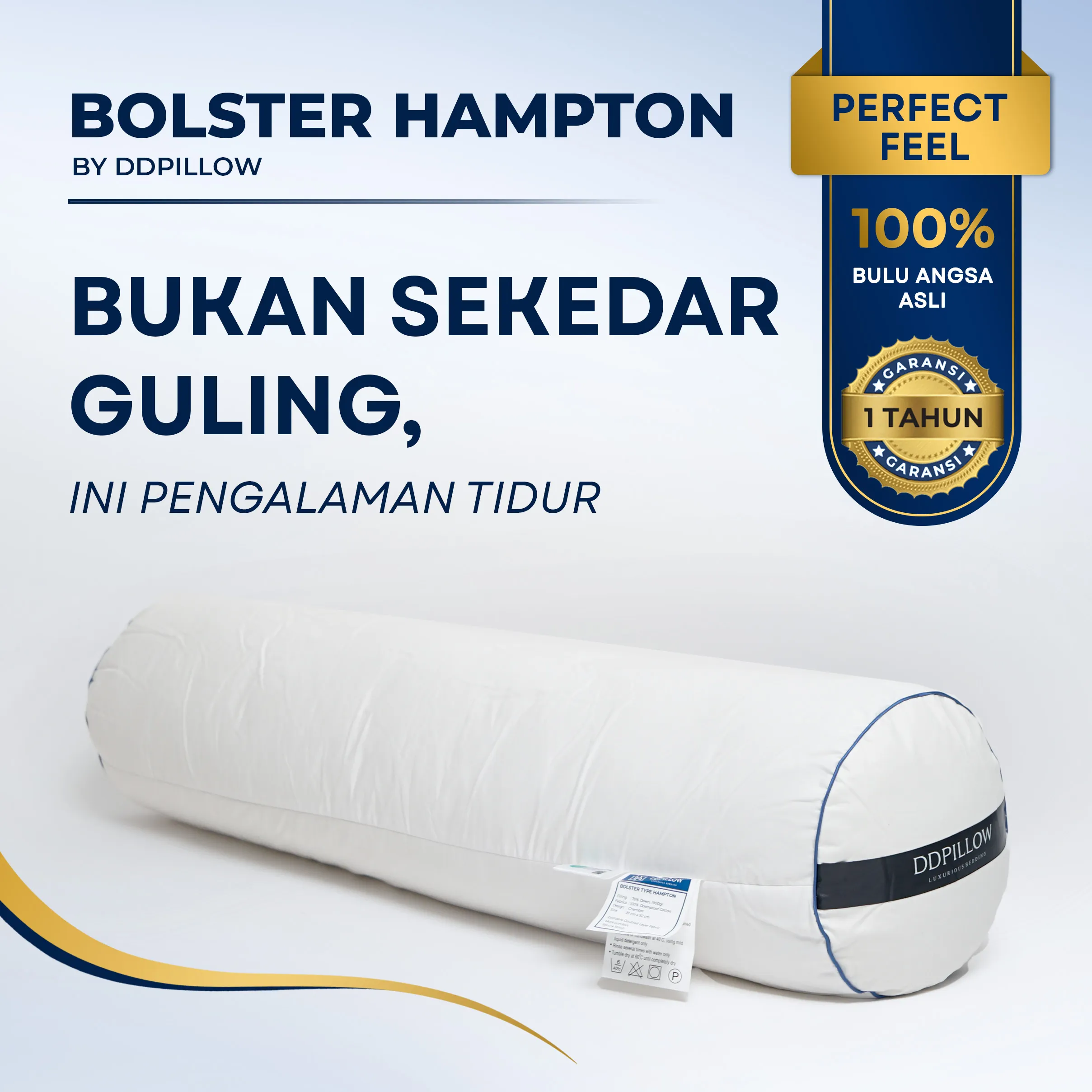 Guling Bulu Angsa Type Hampton 37x92 cm 2