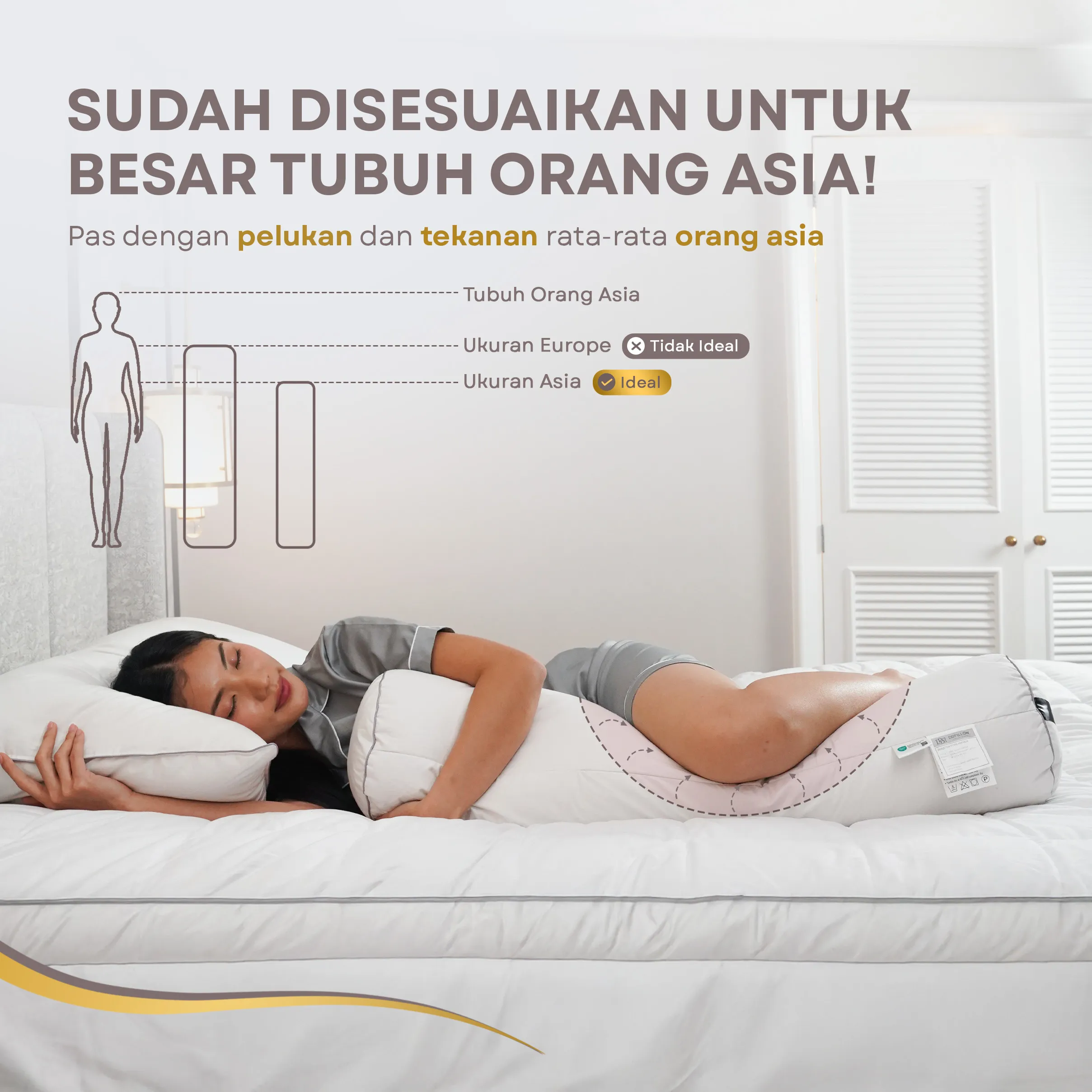 Guling Bulu Angsa Type Haven 37x92 cm 6