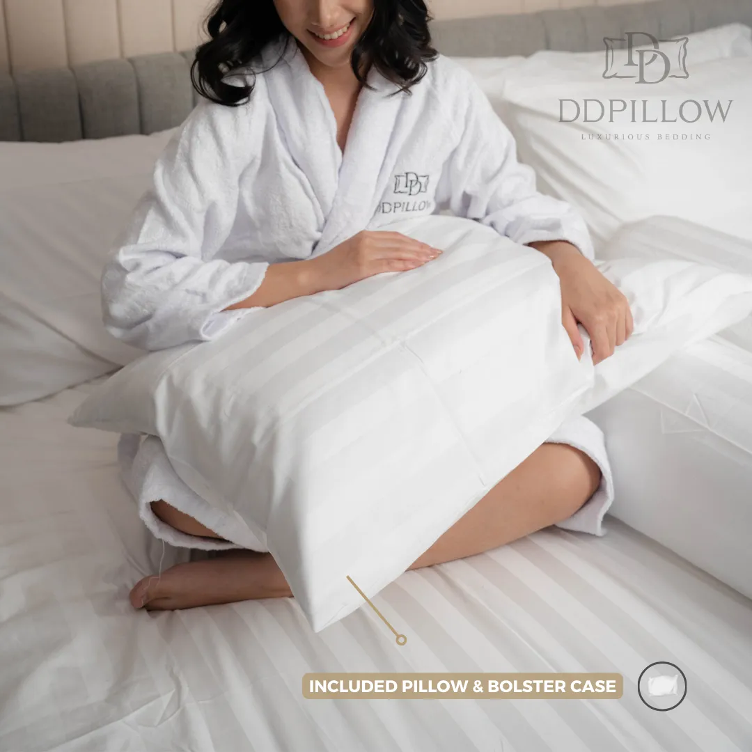 Sprei Hotel / Hotel Bedsheet Stripe | 100% Cotton Dobby 300TC 4
