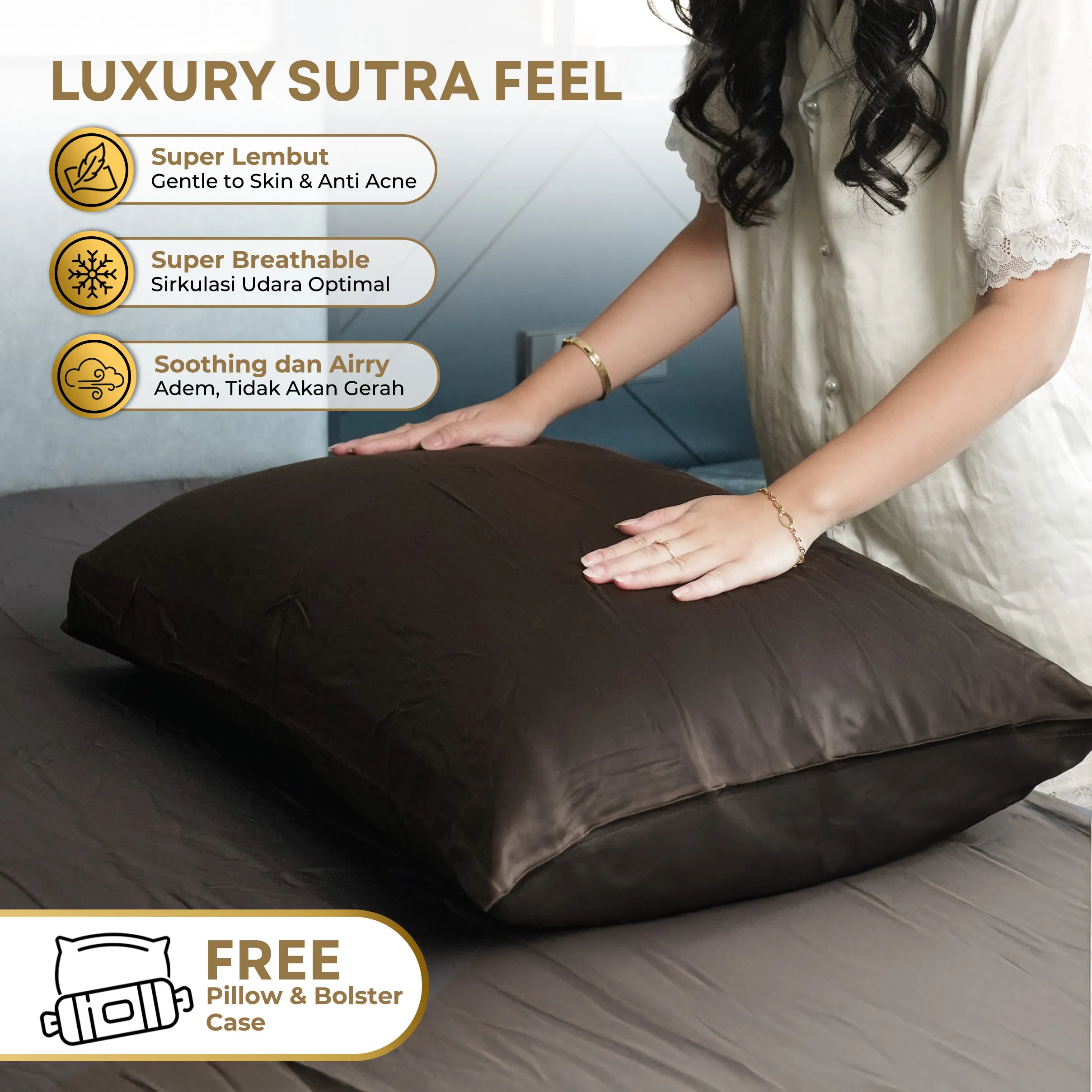 Sprei Kasur / Bedsheet Sutra Lyocell 80s (Fitted) 4