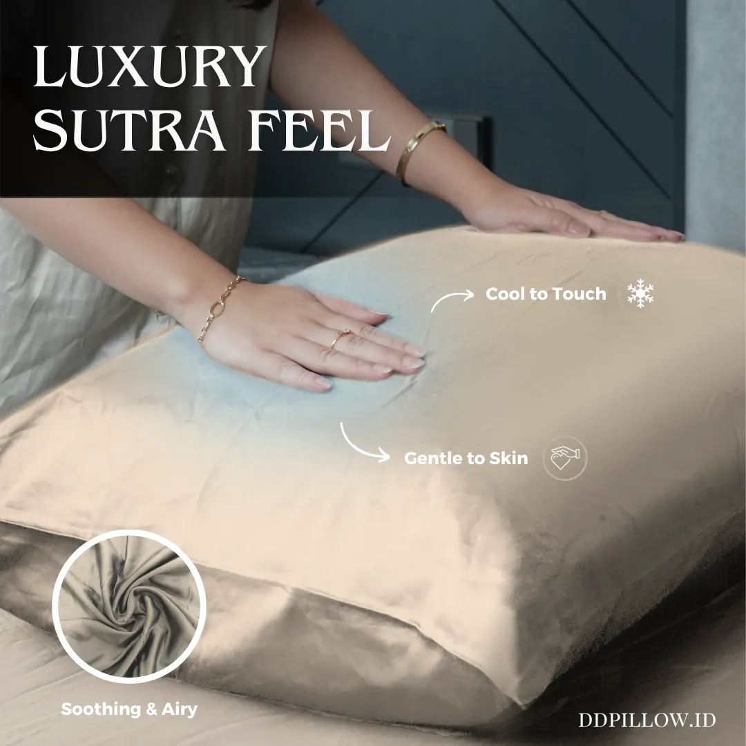 Sarung Bantal / Pillow Case Midnight Navy | Sutra Lyocell 80s 8