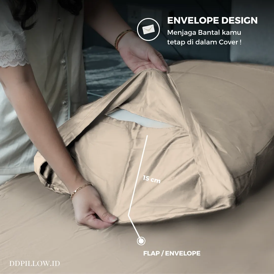 Sarung Bantal / Pillow Case Midnight Navy | Sutra Lyocell 80s 9