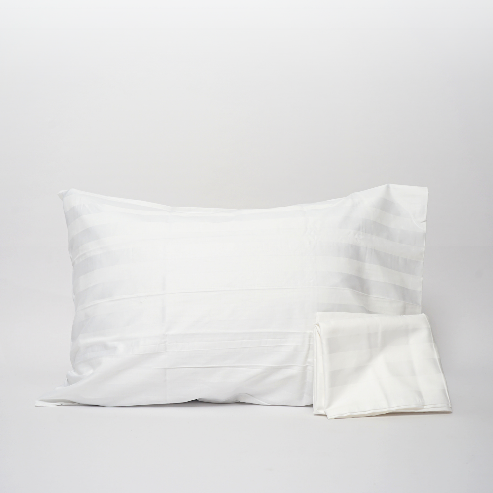 Sarung Bantal Hotel / Pillow Case Stripe | Cotton Dobby 
