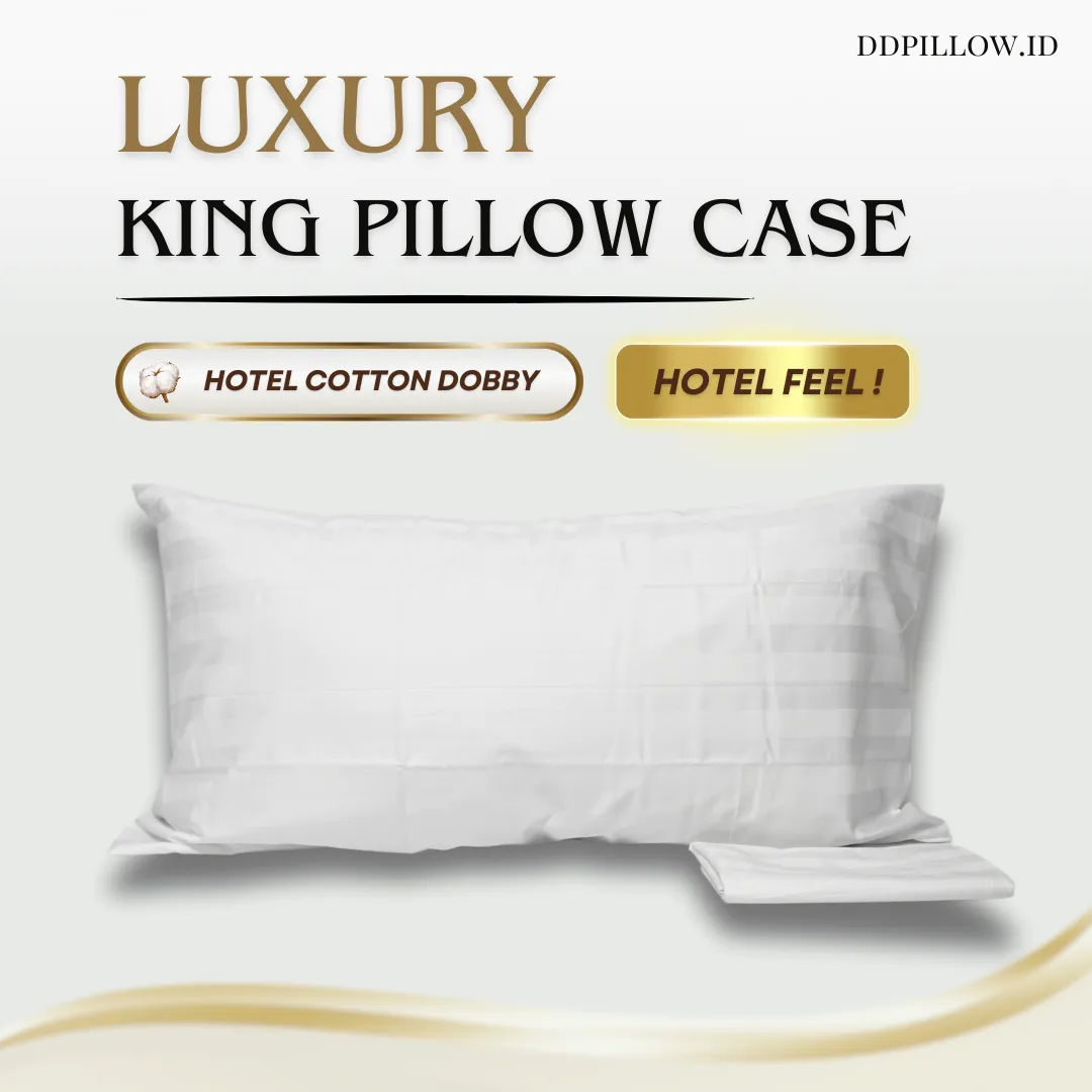 Sarung Bantal Hotel / Pillow Case Stripe | Cotton Dobby  6