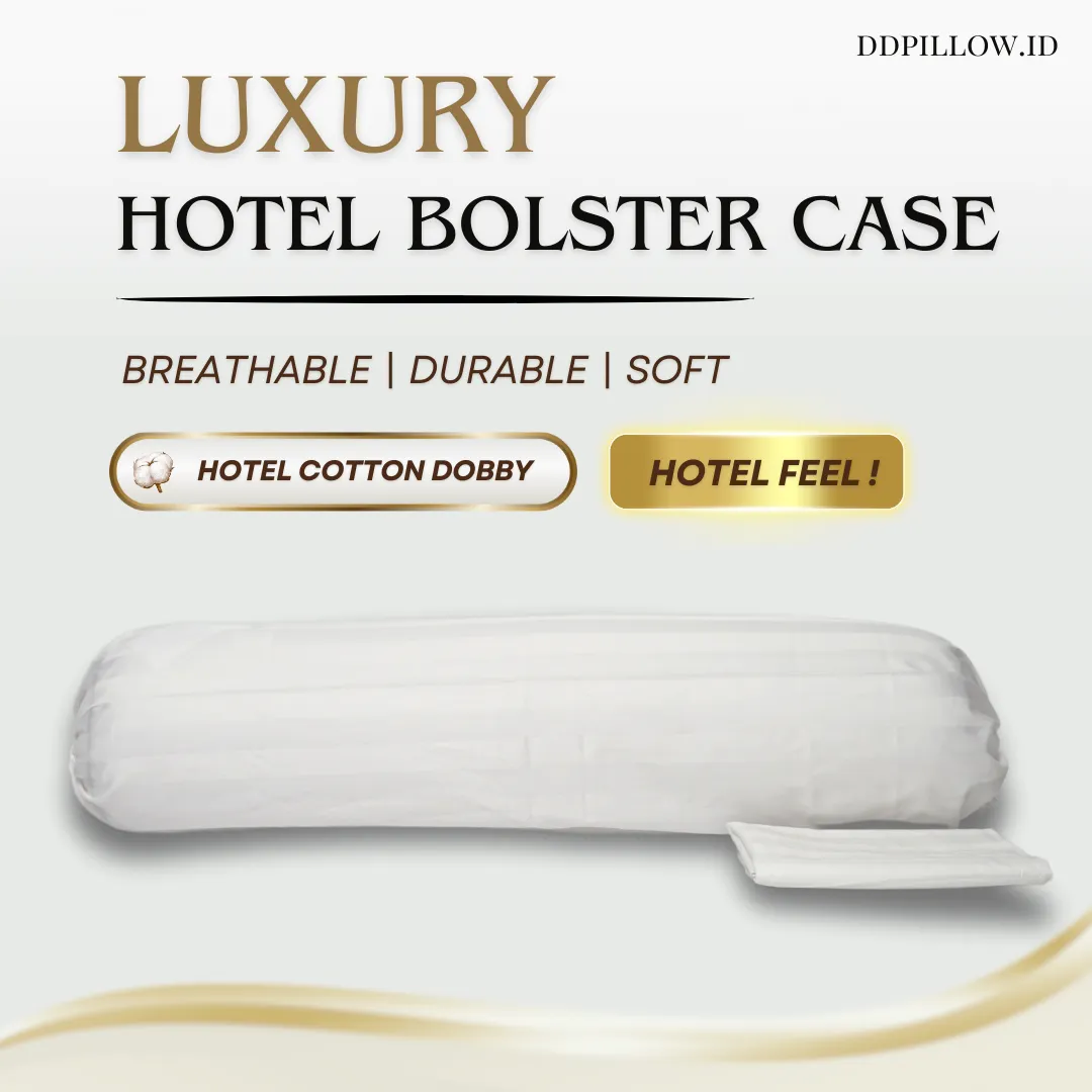 Sarung Bantal Hotel / Pillow Case Stripe | Cotton Dobby  4