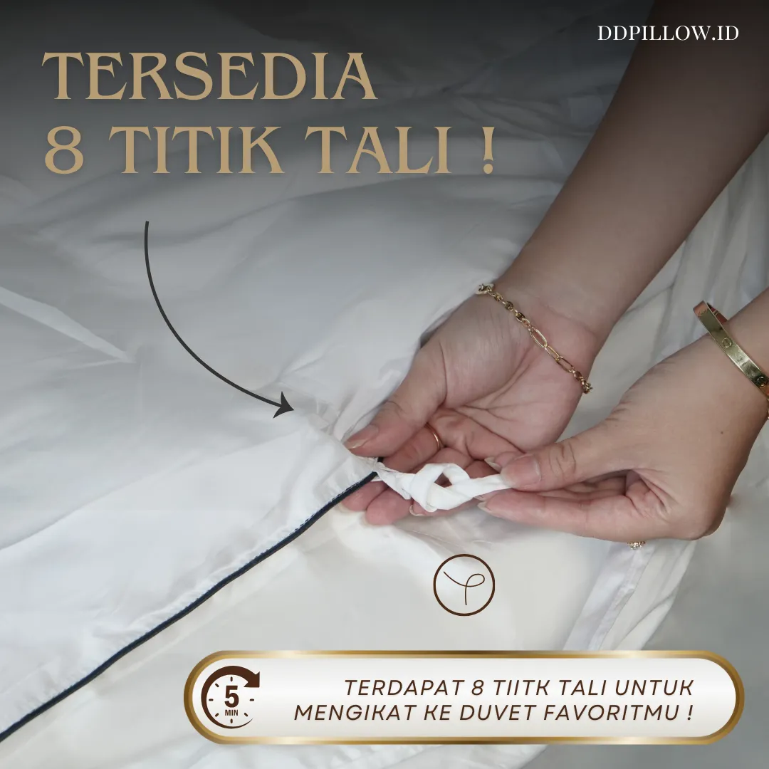 Duvet Cover / Sarung Selimut Hotel Polos | 100% Cotton Dobby 300TC 6