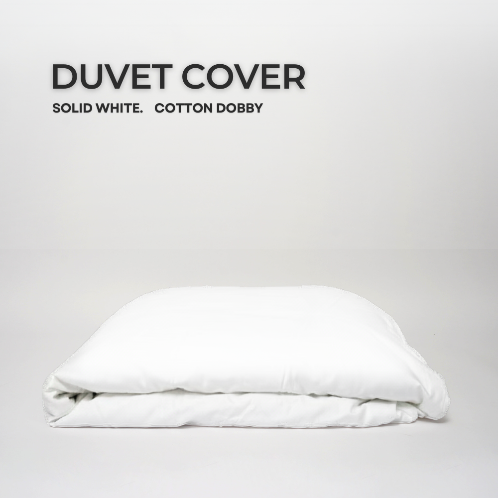 Duvet Cover / Sarung Selimut Hotel Polos | 100% Cotton Dobby 300TC