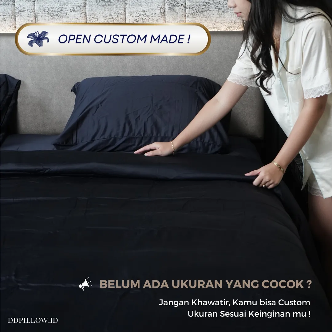 Duvet Cover / Sarung Selimut Midnight Navy | Sutra Lyocell 80s 12