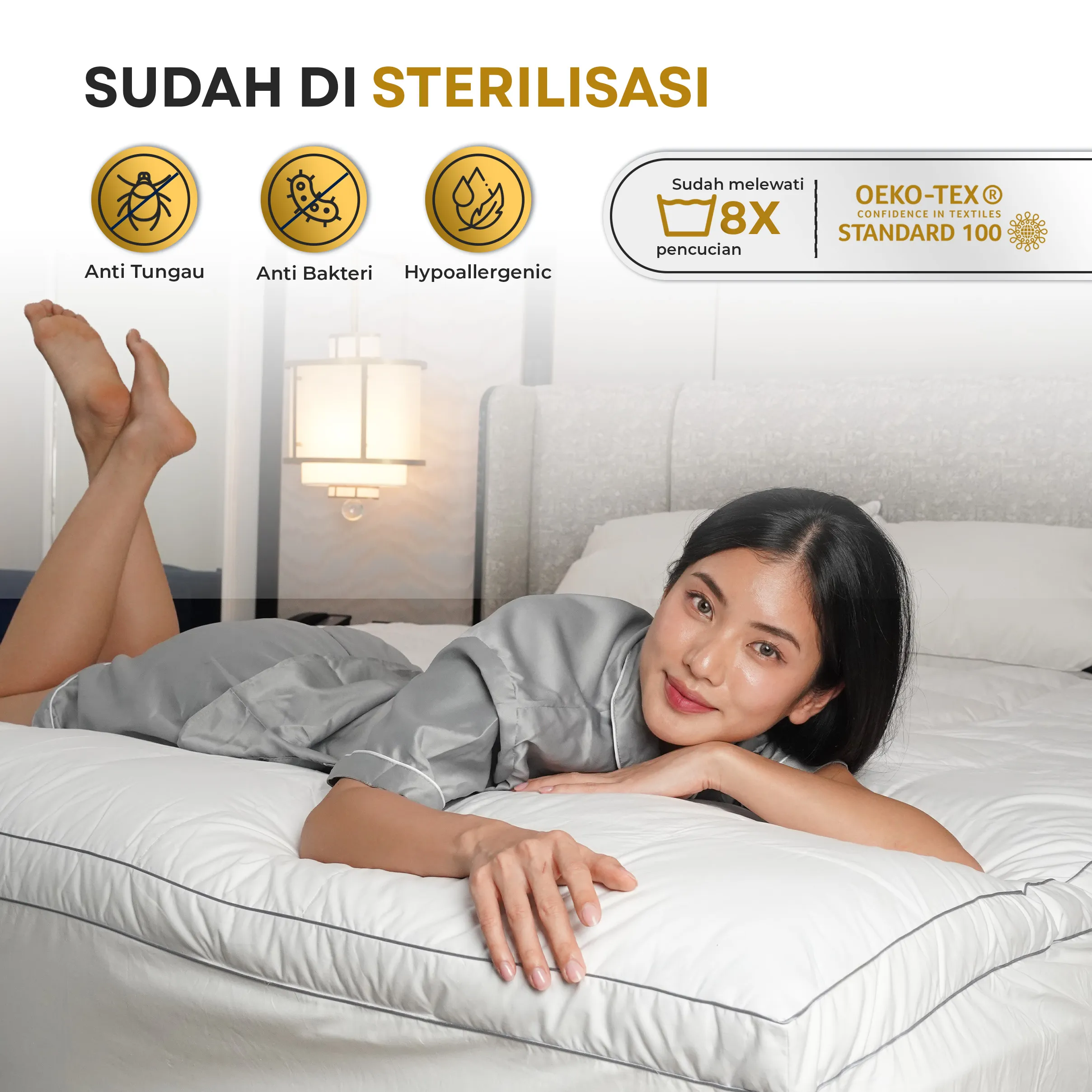 Mattress Topper Bulu Angsa Type Deluxe | 40% Down 6
