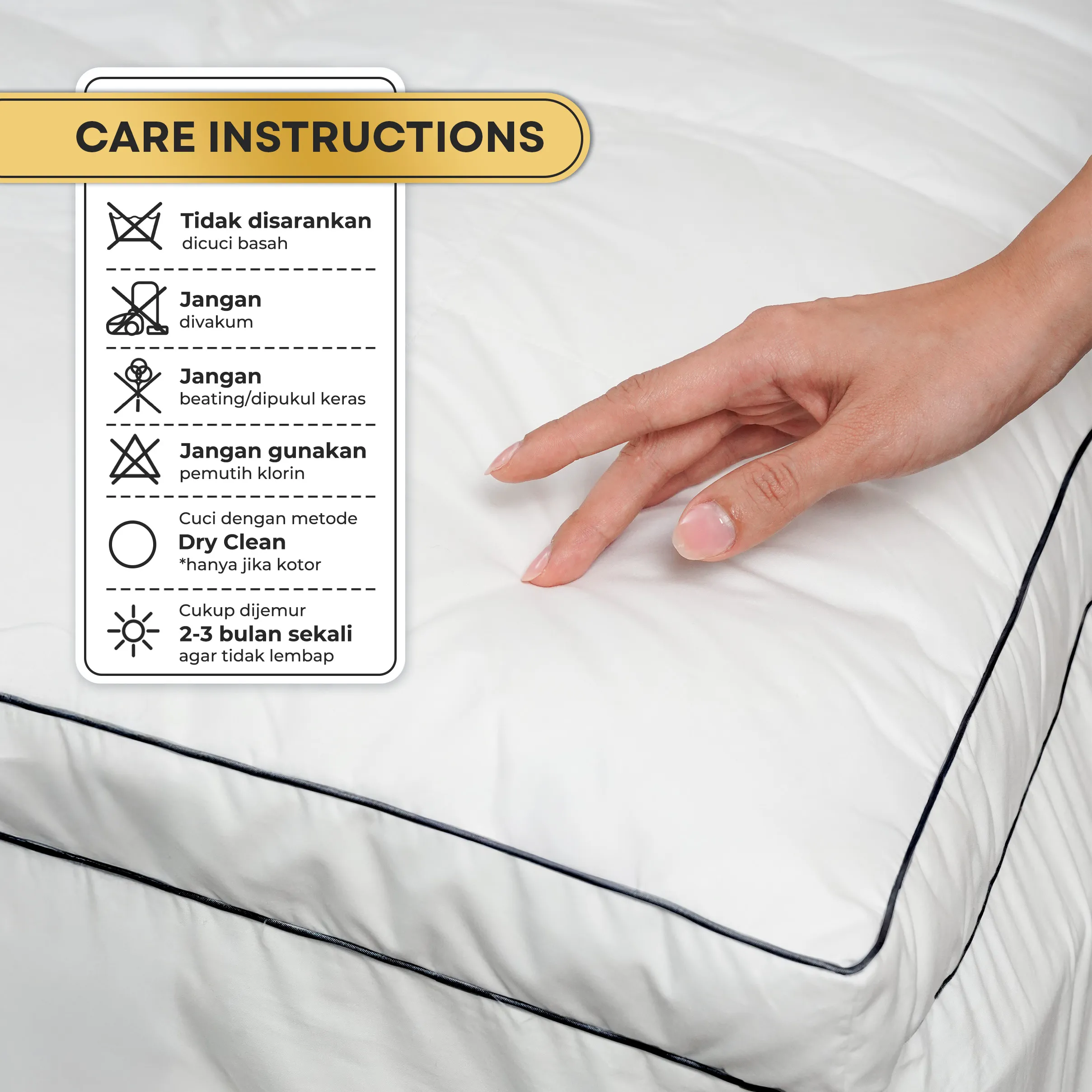 Mattress Topper Bulu Angsa Type Deluxe | 40% Down 7