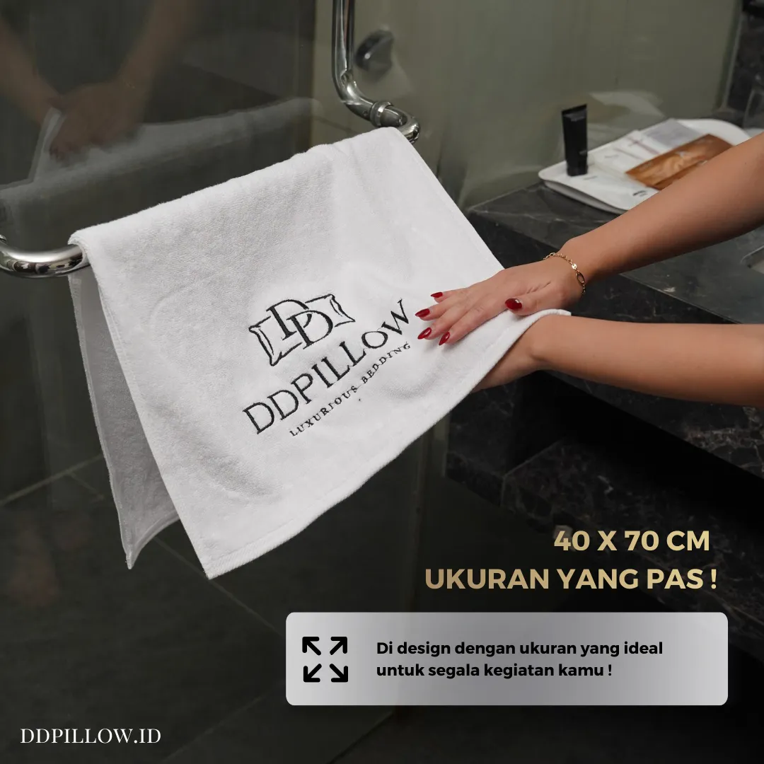 Handuk Tangan Hotel / Hand Towel 40x70 cm | 550 GSM 8