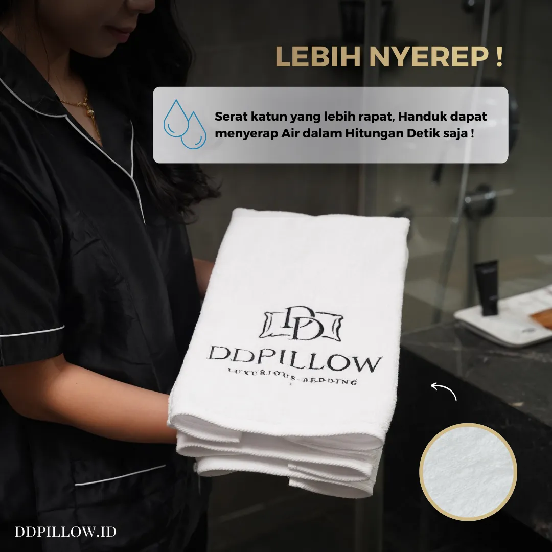 Handuk Tangan Hotel / Hand Towel 40x70 cm | 550 GSM 5