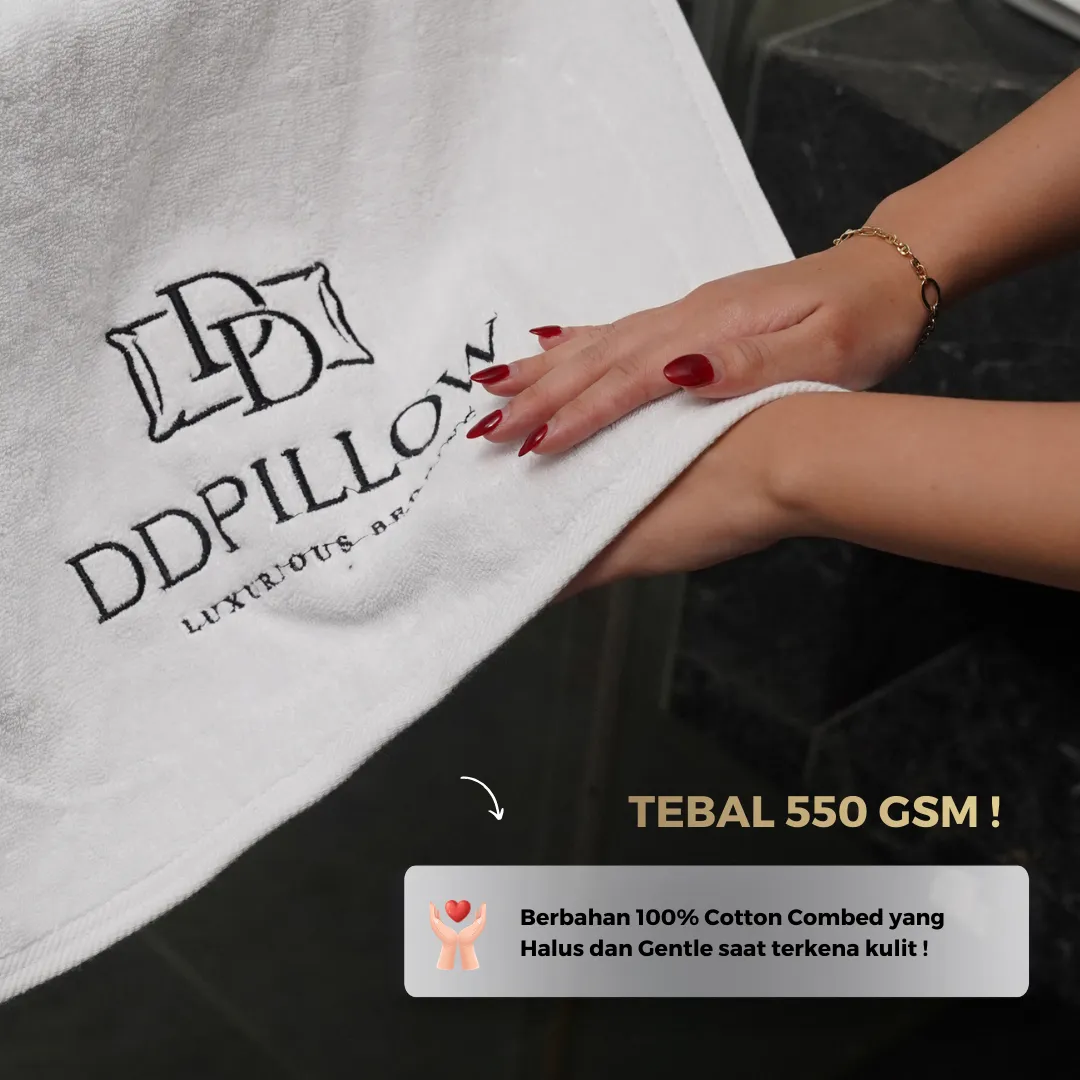 Handuk Tangan Hotel / Hand Towel 40x70 cm | 550 GSM 6