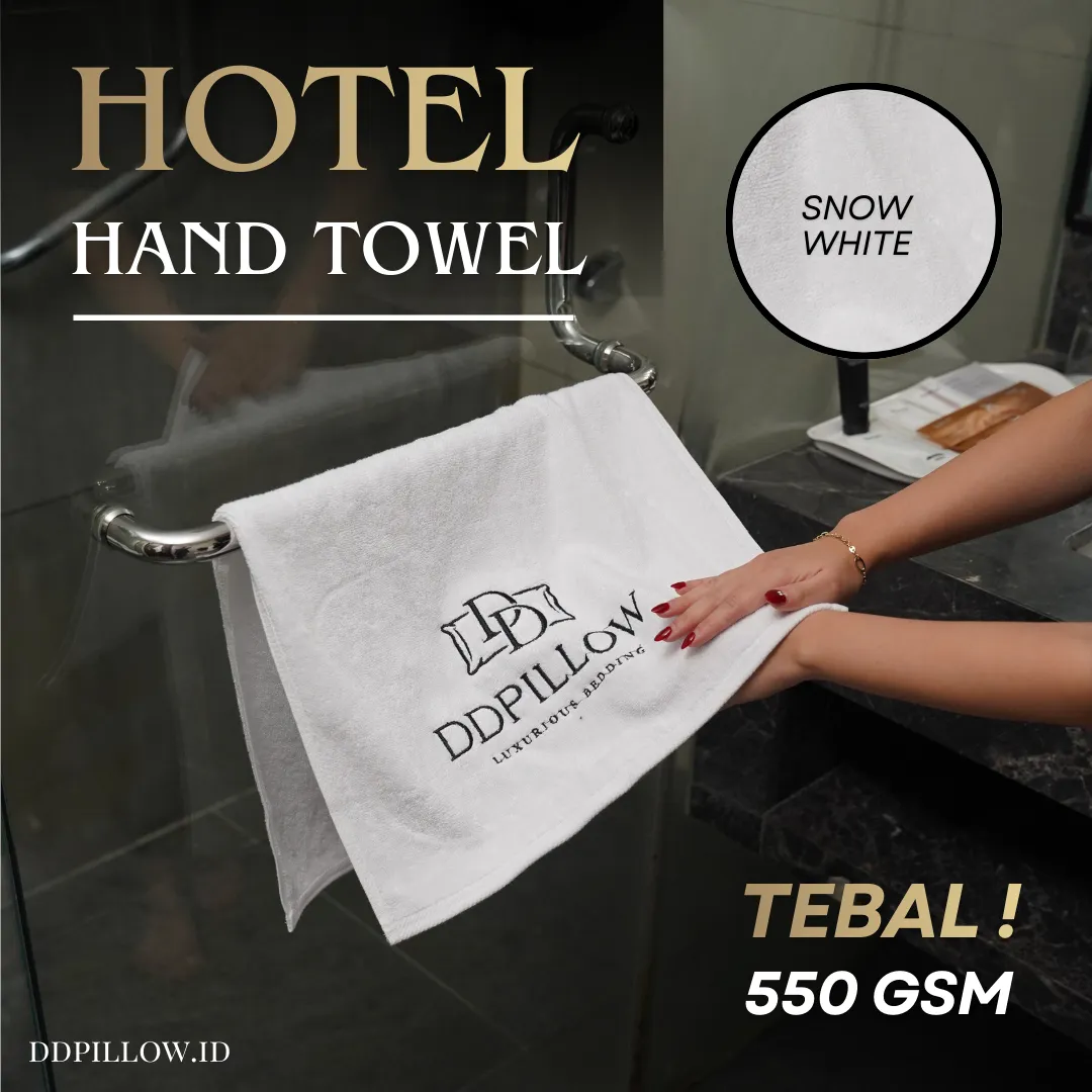 Handuk Tangan Hotel / Hand Towel 40x70 cm | 550 GSM 4