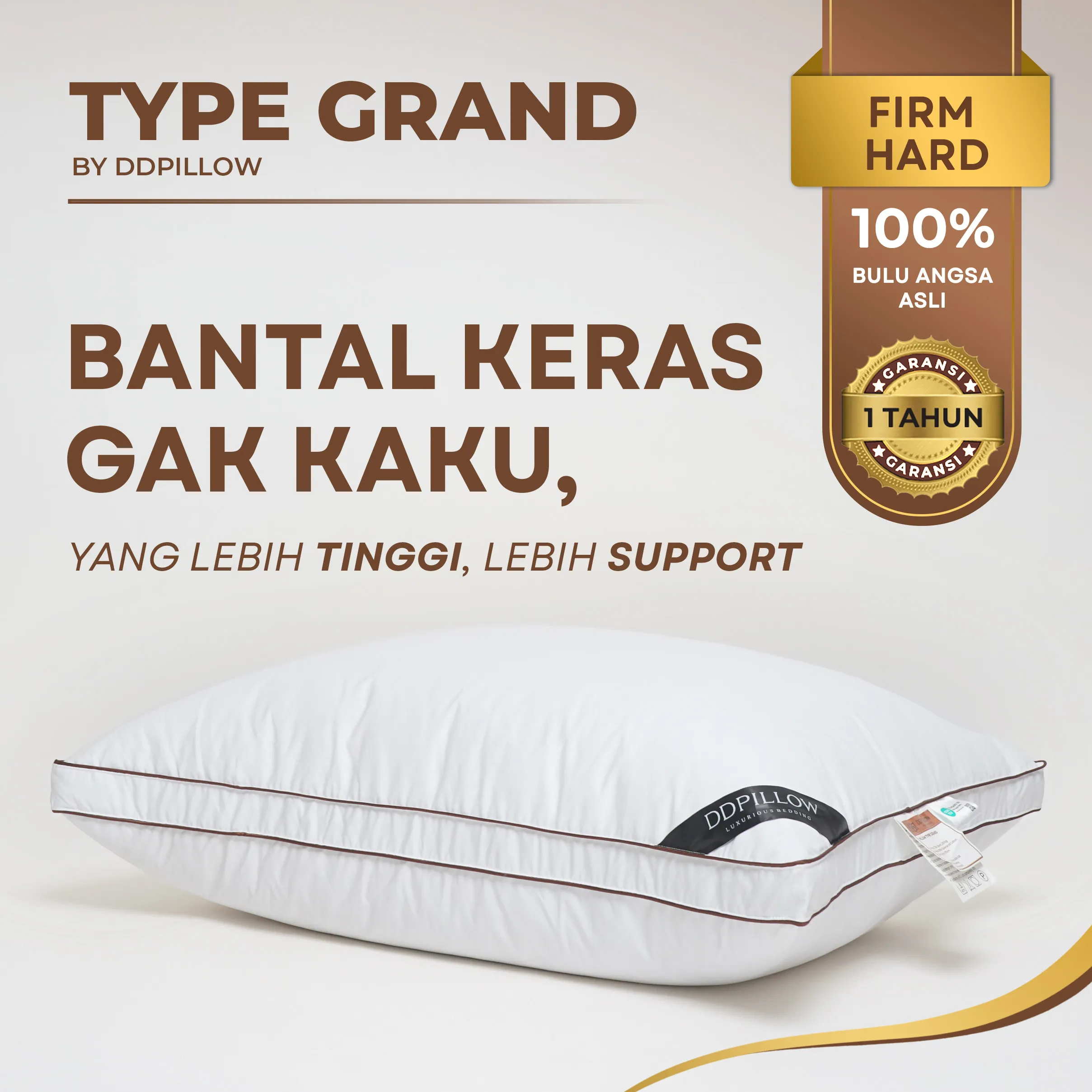 Bantal Bulu Angsa Type Grand | 50x70 cm 2
