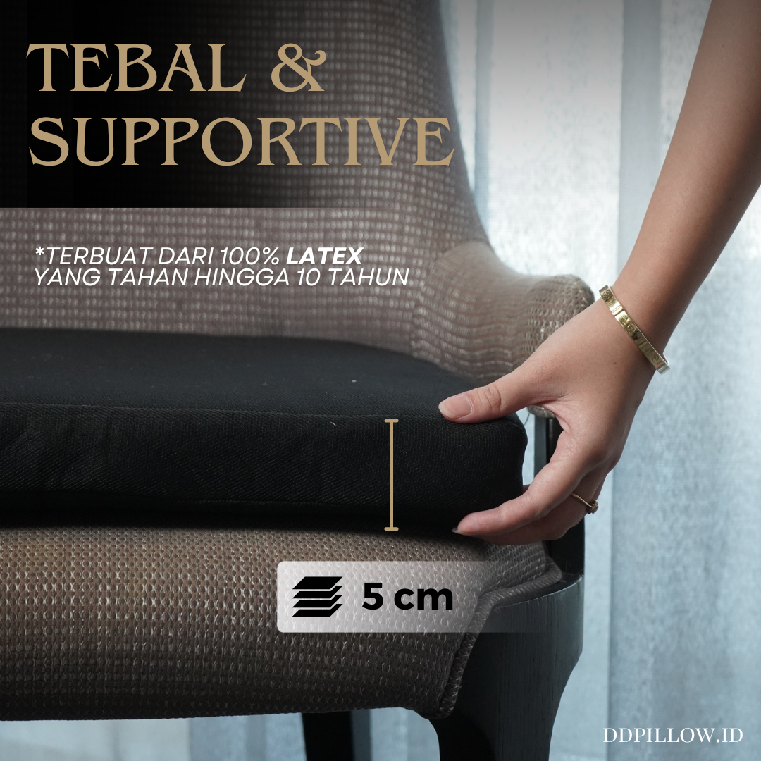 Bantal Duduk / Sitting Cushion 100% Latex | 40x40 cm 3
