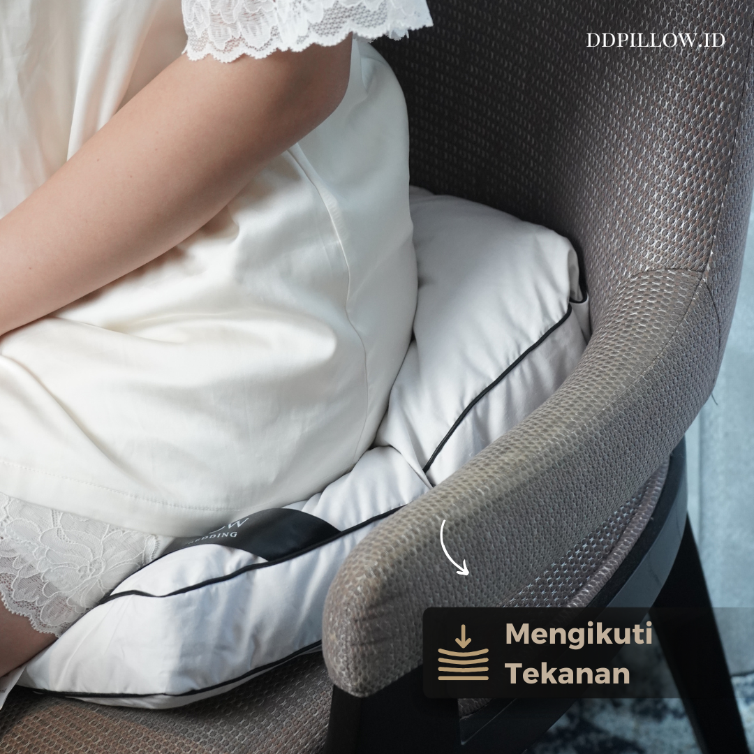 Bantal Duduk / Sitting Cushion Bulu Angsa 40x40 cm 6