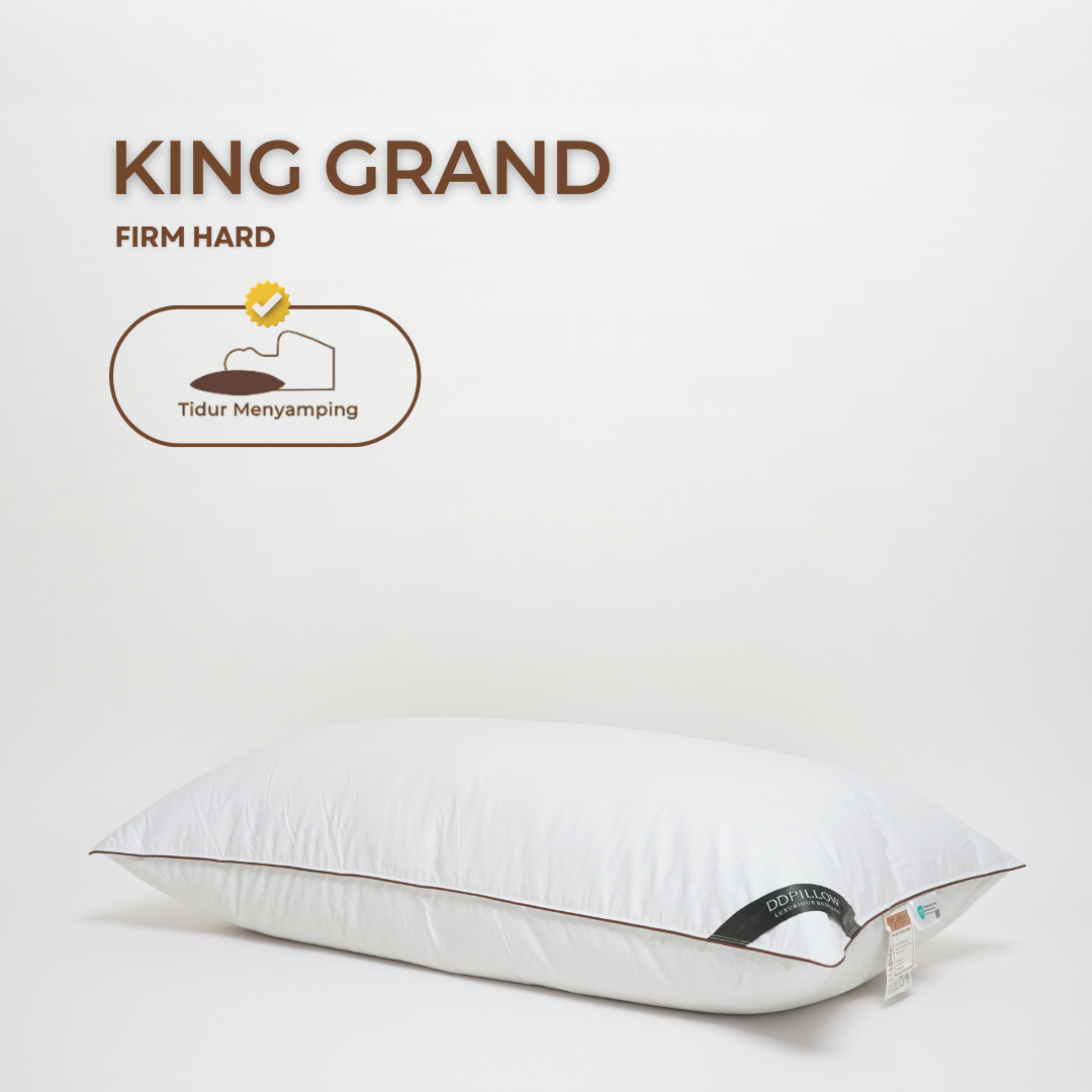 Bantal Bulu Angsa Type King Grand | 50x90 cm