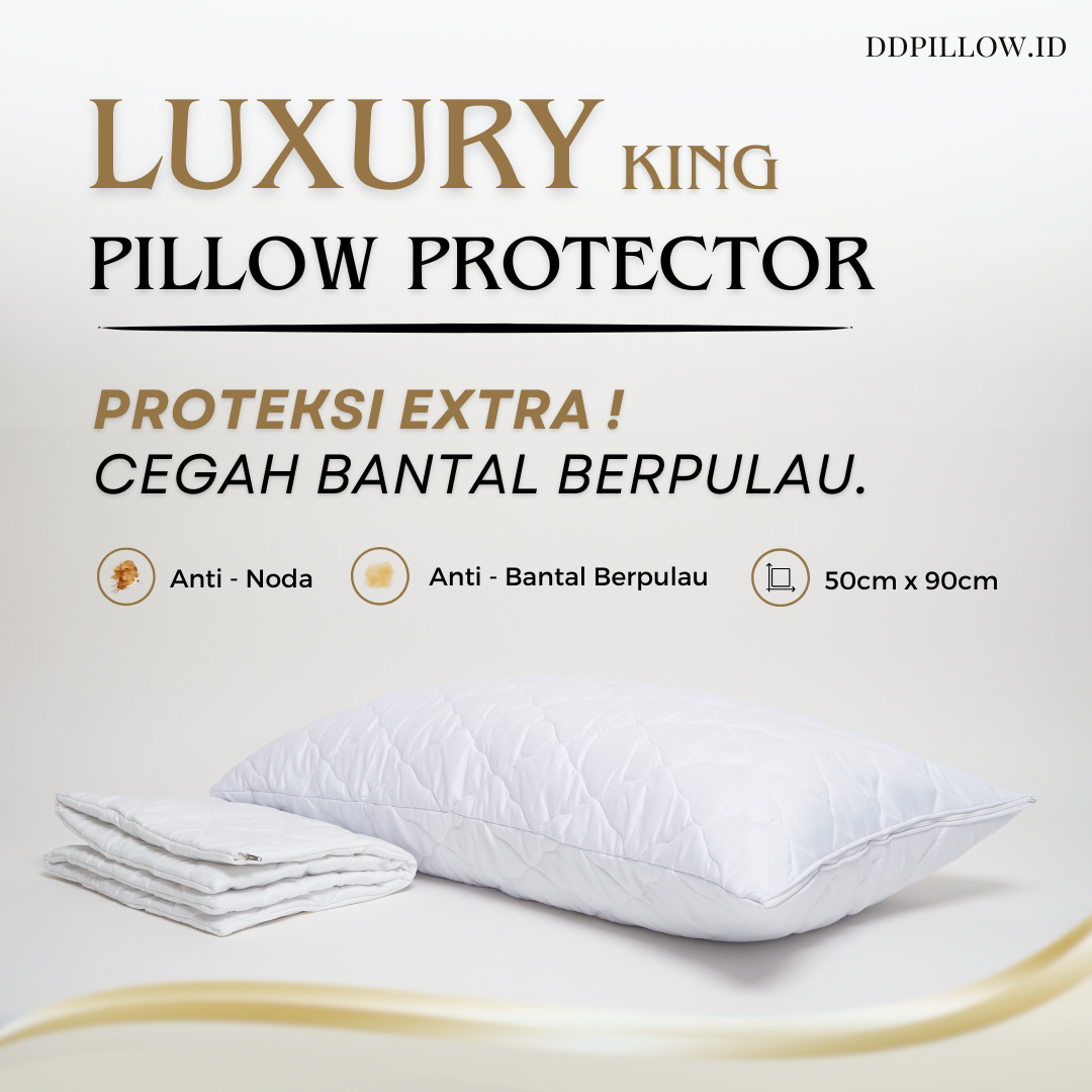 Pelindung Bantal & Guling Luxury / Luxury Pillow & Bolster Protector 5