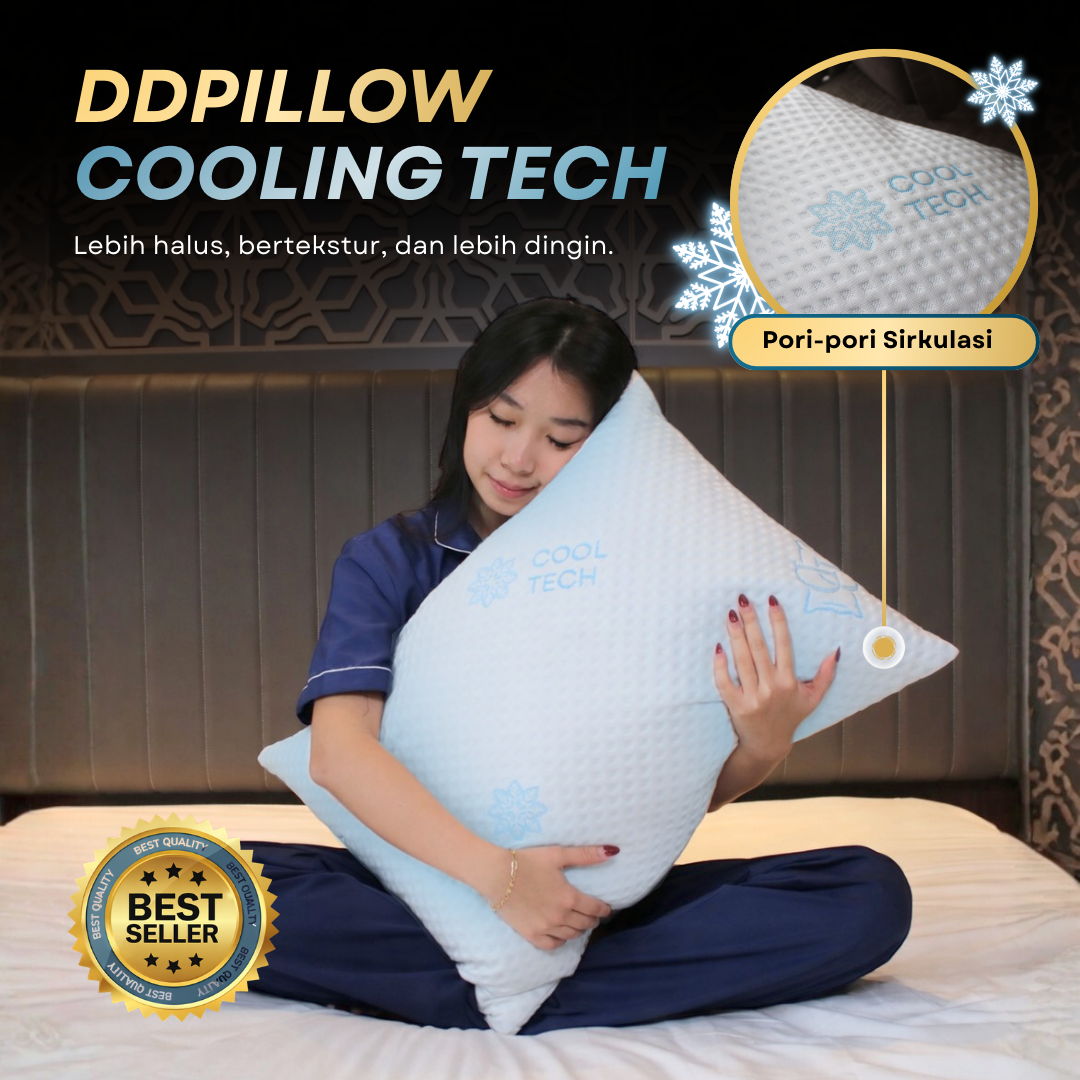Pelindung Bantal Dingin Anti Air / Cooling Waterproof Pillow & Bolster Protector | Cool Tech 5