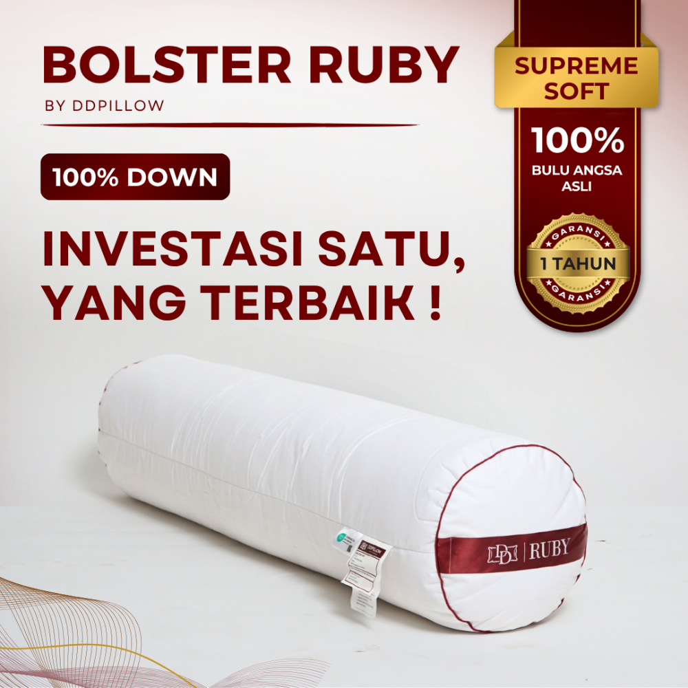 Guling Bulu Angsa Type Ruby 37x92cm | 100% Down 2