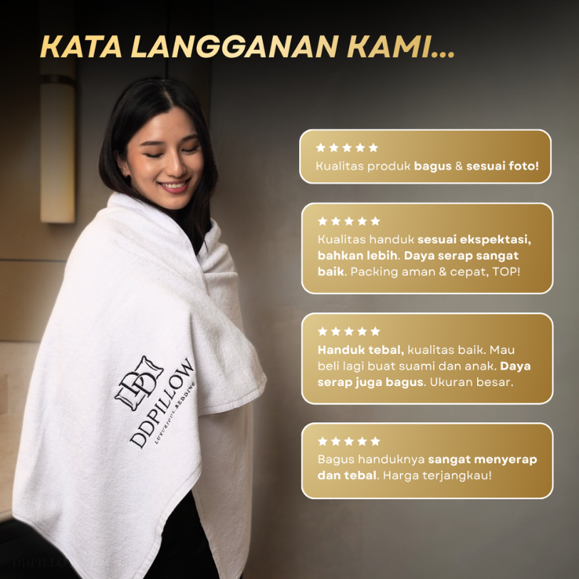 Handuk Mandi Hotel / Bath Towel 70x140 cm | 550 GSM 7