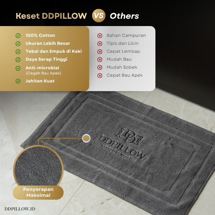 Keset kaki Hotel / Bath Mat 45x70 cm | 900 GSM 6