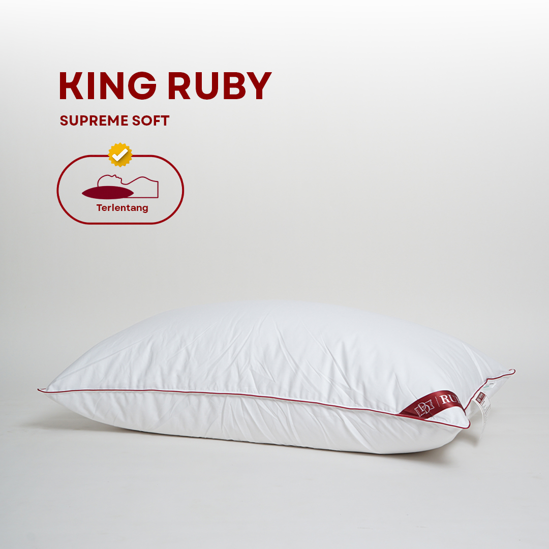 Bantal Bulu Angsa Type King Ruby 100% Down | 50x90 cm