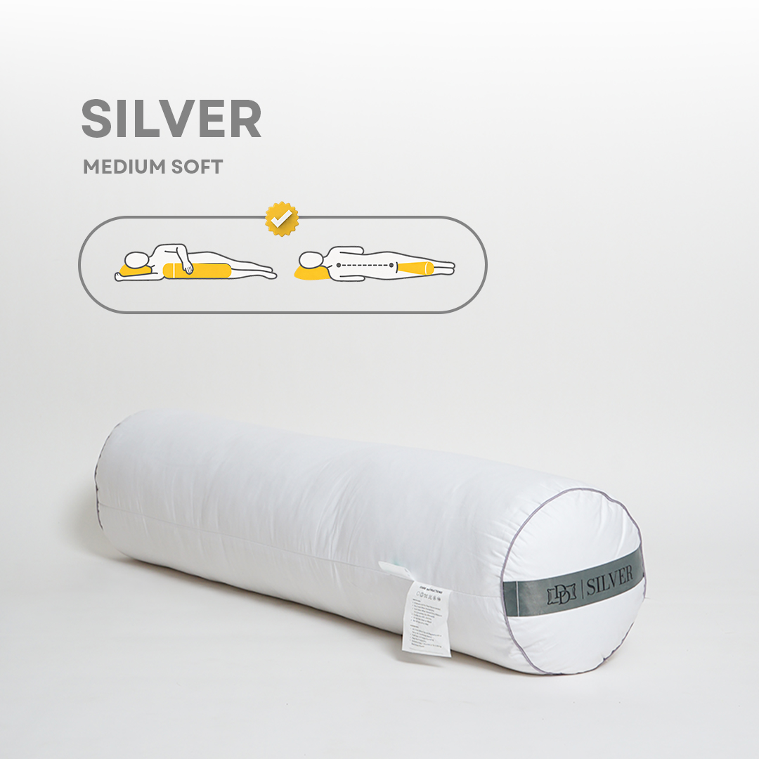 Guling Bulu Angsa Type SIlver 37x92 cm